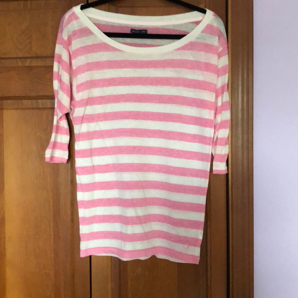 Striped cotton blouse